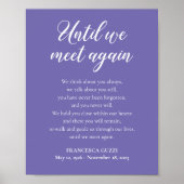 出会うまでもう一度　追悼詩　名前 ポスター (正面)