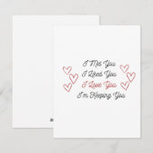 出会えて、愛してる、ずっと大切に  シーズンカード (正面/裏面)