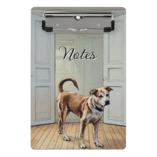 出入り口のミニクリップボードの子犬 ミニクリップボード