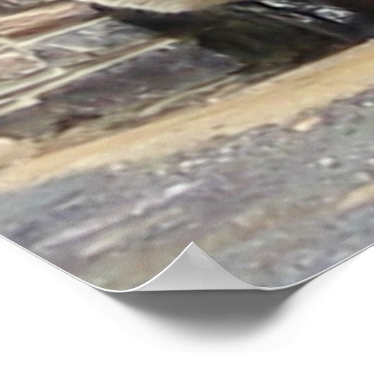 出入り口の羊 ポスター (角)