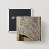 出入口からのArchitrave、赤い砂岩、マトゥラ、 缶バッジ (正面&裏面)