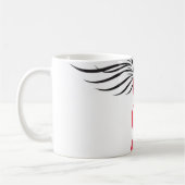 出入口の女性のマグ コーヒーマグカップ (左)