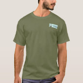出動兵士に敬意を表するレッド・トライバルTシャツ Tシャツ (正面)