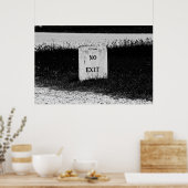 出口なし – 不気味なポスター ポスター (キッチン)