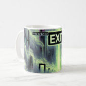 ☕ 「出口なし」Weirdcore Mug ☕ コーヒーマグカップ (正面左)