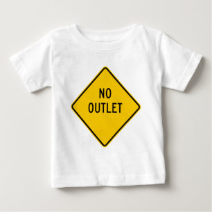 出口のハイウェーの印無し ベビーTシャツ
