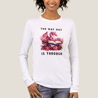 出口は通っている – ブラック文字 トライブレンドＴシャツ