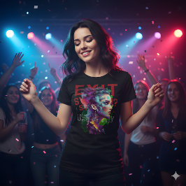 出口システムTシャツ - 脱出ではなく芸術を使え トライブレンドTシャツ