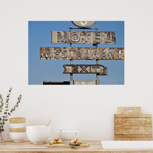 出口モーテル ポスター (キッチン)