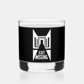 出口恋しく思 – 現実のグリッチ ウイスキーグラス (正面)