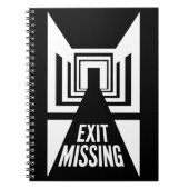 出口恋しく思 – 現実のグリッチ ノートブック (正面)