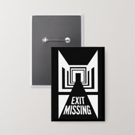 出口恋しく思 – 現実のグリッチ 缶バッジ