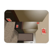 「出口」磁石 マグネット (横)