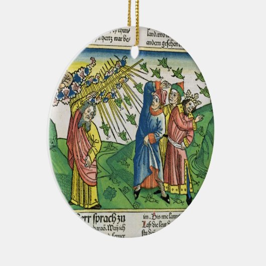 出国の10:1 - 20エジプトの7ペスト: pla セラミックオーナメント (右)