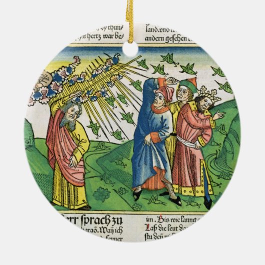 出国の10:1 - 20エジプトの7ペスト: pla セラミックオーナメント (裏面)