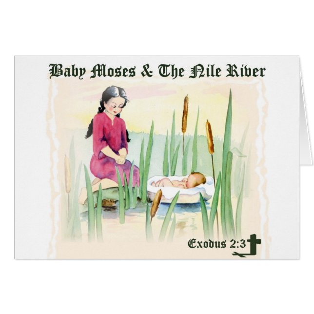 出国の2:3 -ナイル川のベビーモーゼ (正面横)