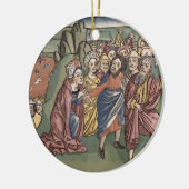 出国14モーゼおよびレニウムを交差させている古代イスラエル人 セラミックオーナメント (左)