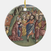 出国14モーゼおよびレニウムを交差させている古代イスラエル人 セラミックオーナメント (裏面)