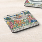 出国16の13-22神はThにウズラおよび天恵を提供します コースター (左側)