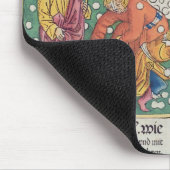 出国16の13-22神はThにウズラおよび天恵を提供します マウスパッド (コーナー)