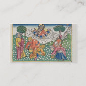 出国16の13-22神はThにウズラおよび天恵を提供します 名刺 (裏面)