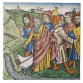 出国17 1-7モーゼはから水流を作ります タイル (正面)