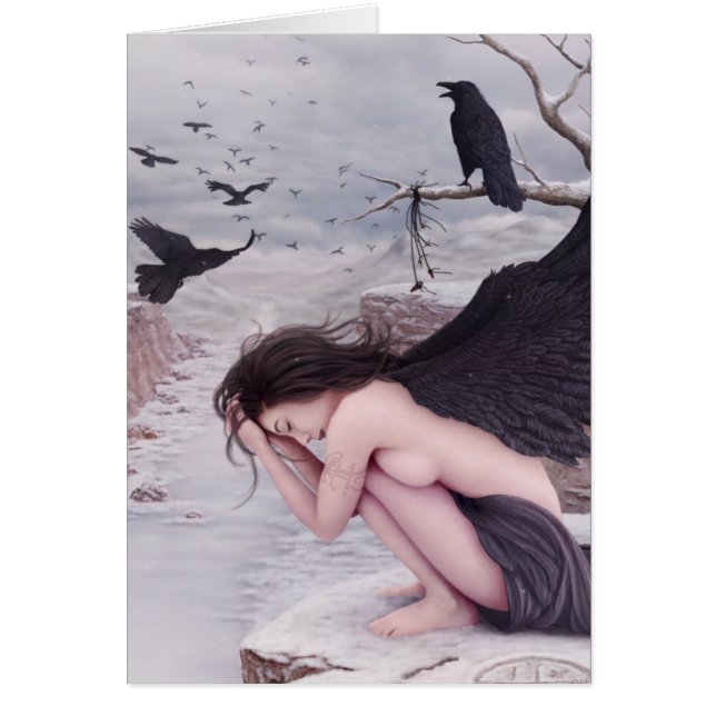 出国-空白のなカード (正面)