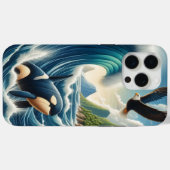 出威厳のある会 Case-Mate iPhoneケース (裏面 (横))