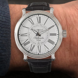 出家順制パーソナライズされた 腕時計