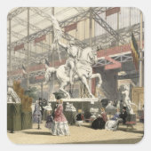 出展作品のベルギー部門の素晴らし仏像 スクエアシール (正面)