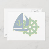 出帆チームはがき ポストカード (正面/裏面)