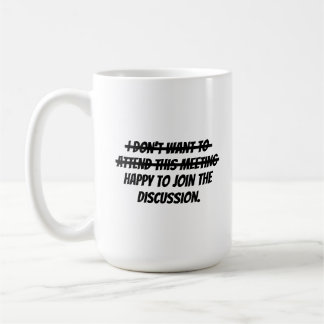 出席したくない コーヒーマグカップ