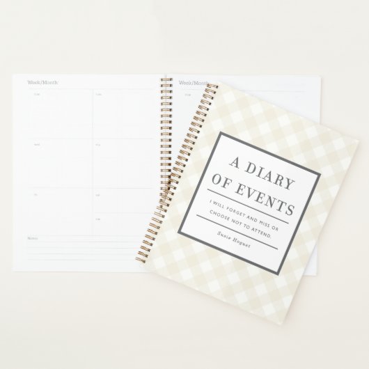 出席するか忘れしないイベントの日記 プランナー手帳 (ディスプレー)