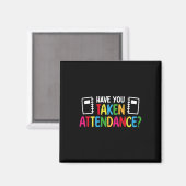 出席を取った場合 – 出席書記戻る マグネット (正面/裏面)