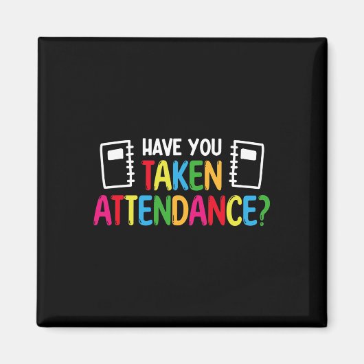 出席を取った場合 – 出席書記戻る マグネット (正面)