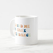 出席を取るように通知するおもしろい先生引用文 コーヒーマグカップ (正面左)