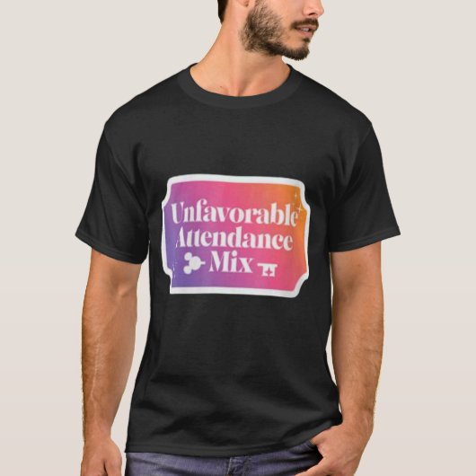 出席不順 Tシャツ (正面)