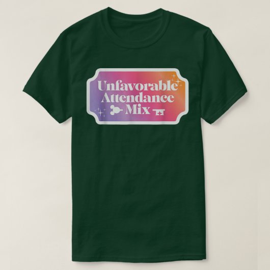 出席不順 Tシャツ (デザイン正面)