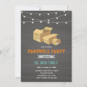 出席中遠くにの招待 招待状 (正面)