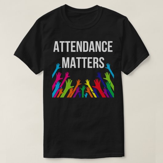出席事項1 Tシャツ (デザイン正面)