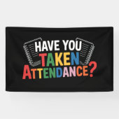 出席新学期 横断幕 (横)