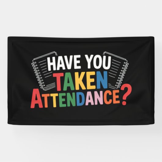 出席新学期 横断幕 (横)