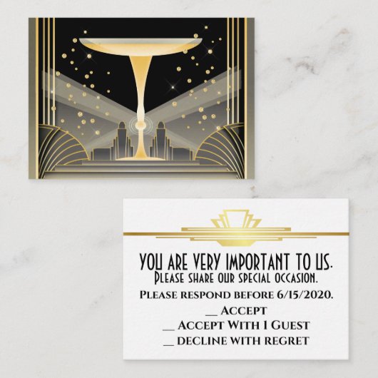 出席確認カード エンクロージャーカード (正面/裏面)