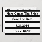 出席者と食事のオプション 招待状 (正面/裏面)