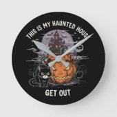 出幽霊のよく出るて行け ラウンド壁時計 (正面)