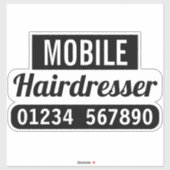 出張ヘアスタイリスト シール (シート)