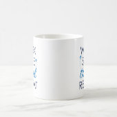出張救繰り返し コーヒーマグカップ (中央)