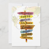 出張退職パーティの招待状 招待状 (裏面)