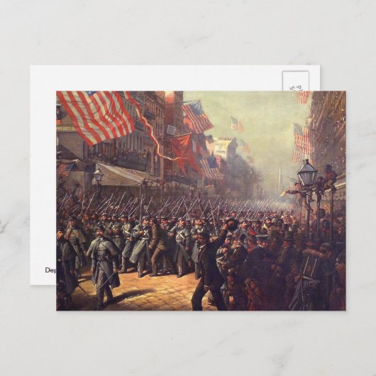 出征 ポストカード (正面/裏面)