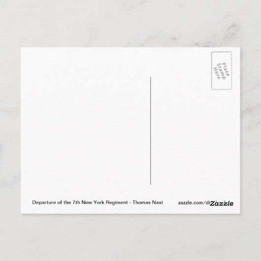 出征 ポストカード (裏面)